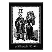 Couples squelettiques - invitation
