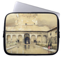 Cour des myrtes (Patio de los Arrayanes) et Housse Pour Ordinateur Portable