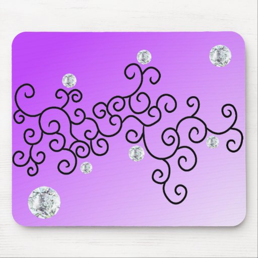 COURBES ET DIAMANTS TAPIS DE SOURIS