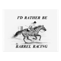 Coureur de baril carte postale