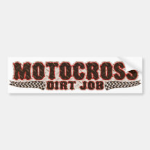 Coureur de motocross adhésif pour voiture