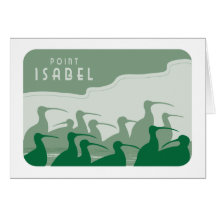 Courlis cendrés Isabel de point Carte