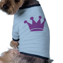couronne rose de princesse t-shirts pour animaux domestiques