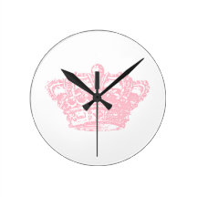 Couronne rose horloges