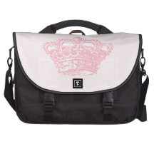 Couronne rose sacoche pour ordinateur portable