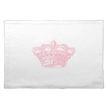 Couronne rose sets de table