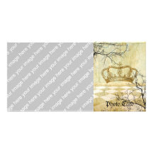 Couronne royale avec des branches photocarte