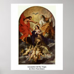 Couronnement de la Vierge par Peter Paul Rubens Affiches