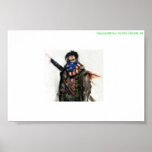Courrier de réseau de combattant de liberté posters