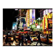 Courrier de Times Square Cartes Postales