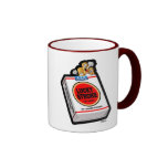 Course chanceuse tasse à café