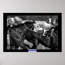 Course de chevaux 002 B&W Mowat SpPh Affiches