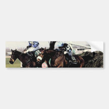 Course de chevaux adhésif pour voiture