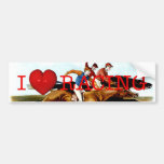 Course de chevaux SUPÉRIEURE d'amour Autocollant Pour Voiture