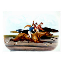 Course de chevaux SUPÉRIEURE d'amour Modèles De Cartes De Visite