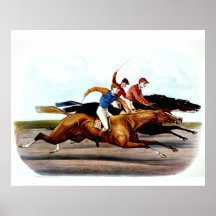 Course de chevaux SUPÉRIEURE d'amour Posters