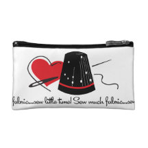 Cousez beaucoup de tissu trousse de maquillage