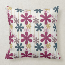 Coussin américain en baisse des fleurs MOJO