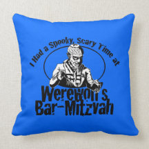 Coussin de Barre-Mitzvah de loup-garou
