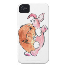 Coussin de lapin pour Kitty Coques iPhone 4