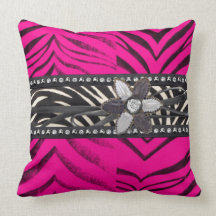 coussin de mojo de poster de animal de noir et de 