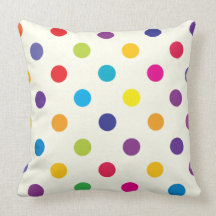 Coussin de point de polka de sucrerie
