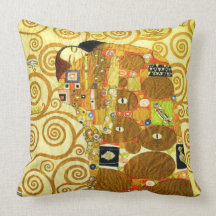 Coussin de réalisation de Gustav Klimt