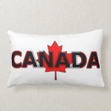 Coussin du Canada avec la feuille d'érable