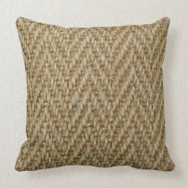 Coussin en arête de poisson tissé oreillers american