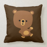 Coussin mignon d'ours de "bon Vibe" de bande dessi oreillers american
