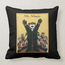 Coussin personnalisé pour le directeur choral masc