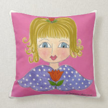 Coussin précieux de belle de tulipe de ~ blond du 