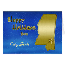 Coutume cosmique de carte du Mississippi de ciel b