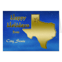 Coutume cosmique de carte du Texas de ciel bleu