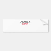 Coutume de la Zambie de capot de représentant Ya Autocollants Pour Voiture