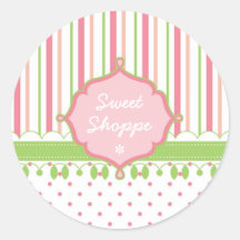 Coutume de magasin de sucrerie adhésifs
