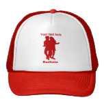 Coutume de silhouette de danseurs de Bachata Bacha Casquette De Camionneur