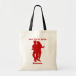 Coutume de silhouette de danseurs de Bachata Bacha Sacs