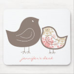 Coutume douce Mousepad de motif d'amusement de pou Tapis De Souris