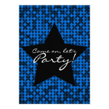 Coutume fascinante bleue de saphir faire-parts