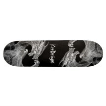 Coutume invertie de double dragon plateaux de skateboards customisés