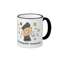 Coutume mignonne de diplômé de garçon mugs à café