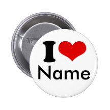 Coutume personnalisable de coeur d'amour du jour d pin's