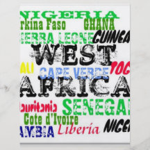 Coutume W.Africa Apparell d'Africankoko Prospectus Personnalisés