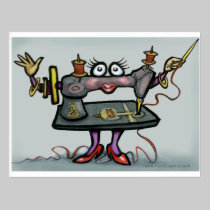 Couture cartes postales