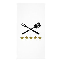 Couverts de barbecue de BBQ Photocartes