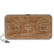 Couverture de cas de terrain de basket haut-parleurs iPod