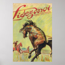 Couverture de Moi de Lisez ; Chevaux de cowboy Poster