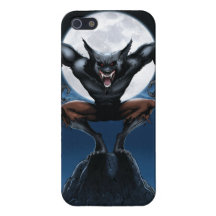 Couverture de téléphone de loup-garou étui iPhone 5