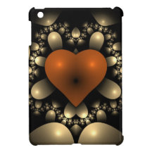 Couverture d'iPad d'illustration de coeur mini